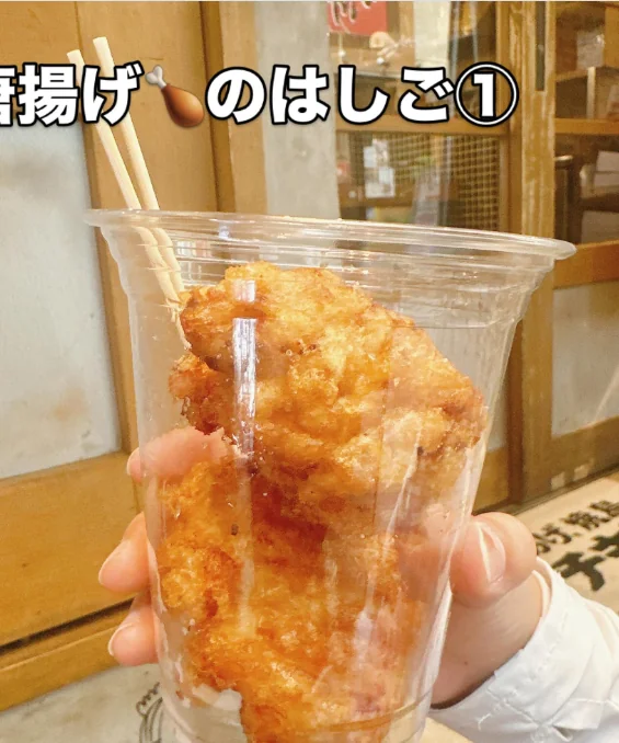 Fried chicken from the traveller's reported Osu food outing.