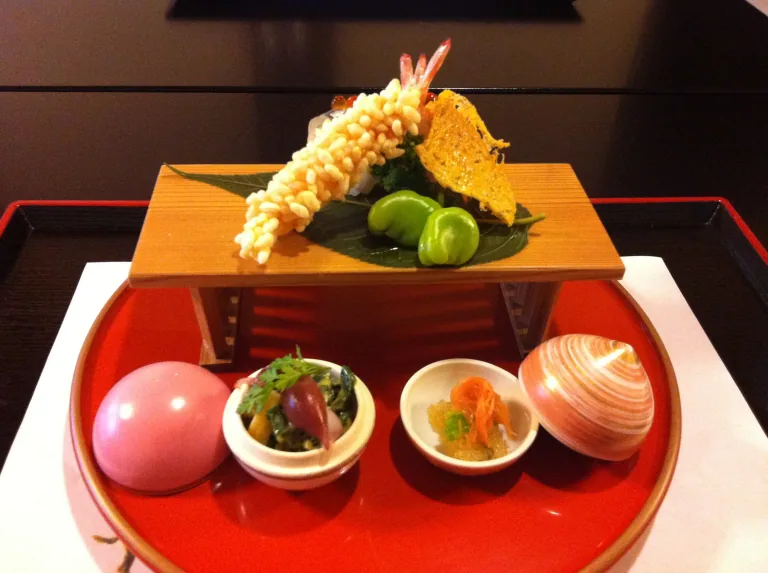 Kaiseki meal in Kyoto