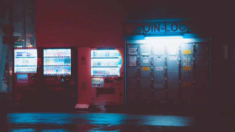 Coin lockers, Akihabara, Tokyo