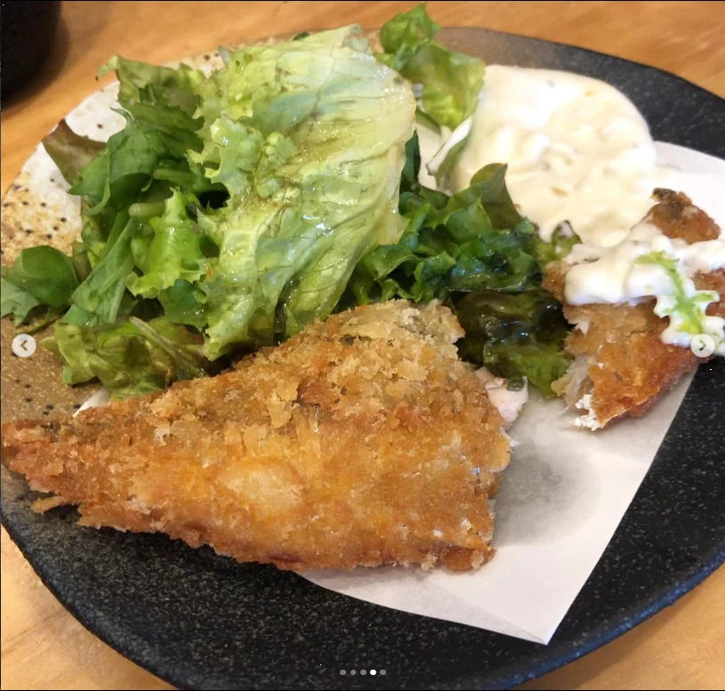 Sashimi and crisp fried horse mackerel — Haruru’s photograph