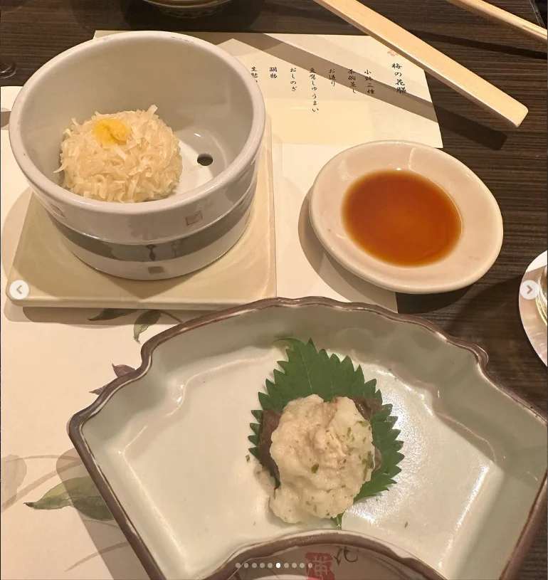 Enjoying each dish — Haruru’s photograph