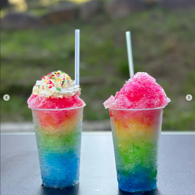 Finding shaved ice on arrival — Haruru’s photograph