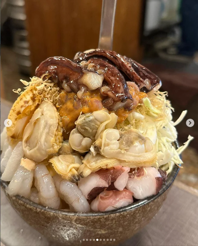 Seafood monja became her choice for next time — Haruru’s photograph