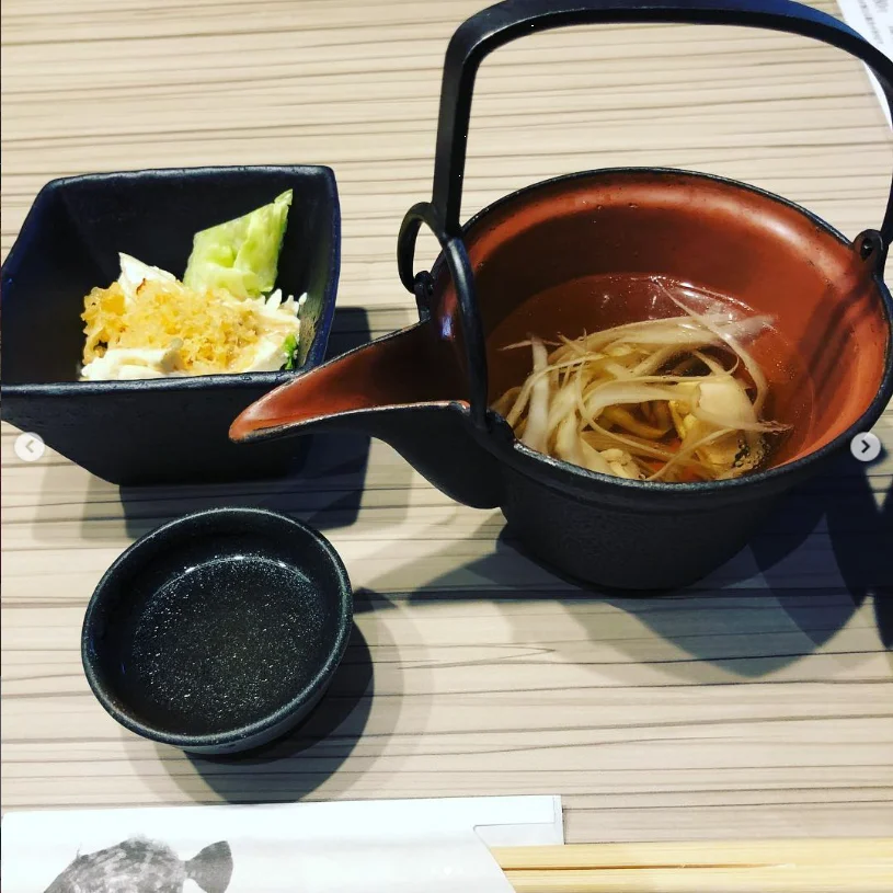 A recommended sukiyaki lunch on an earlier visit — Haruru’s photograph