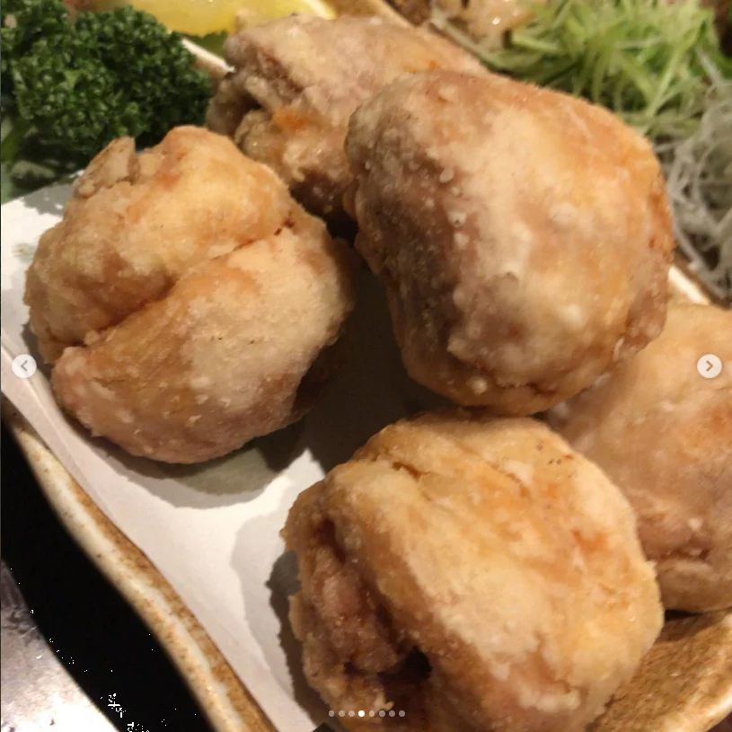 夕方は、刺身と唐揚げを楽しんで — ハルルの写真