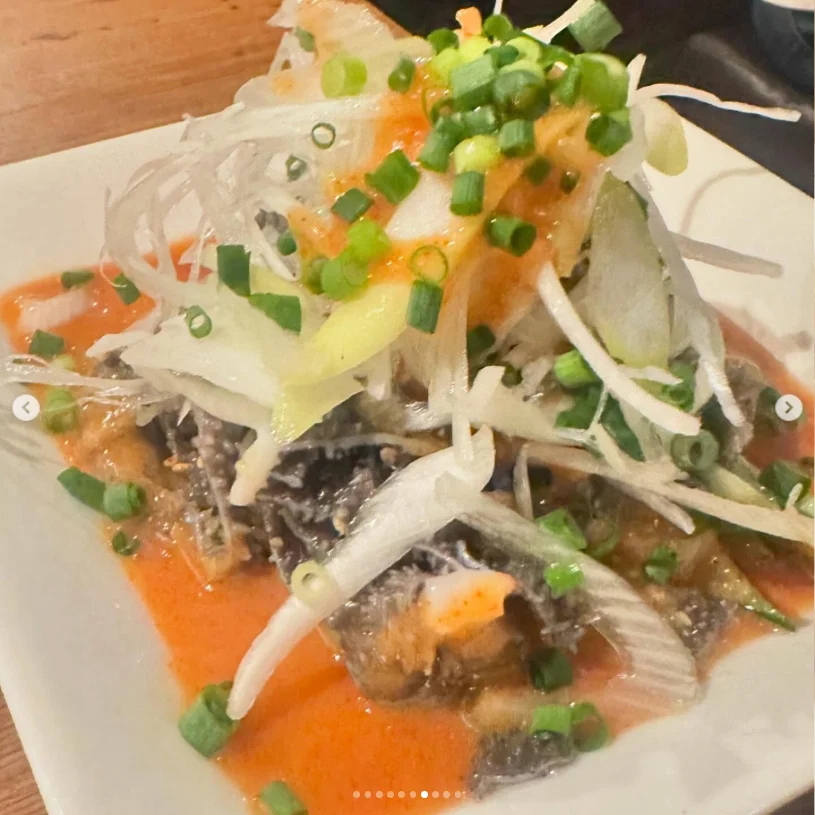 A meal she enjoyed from the first mouthful — Haruru’s photograph