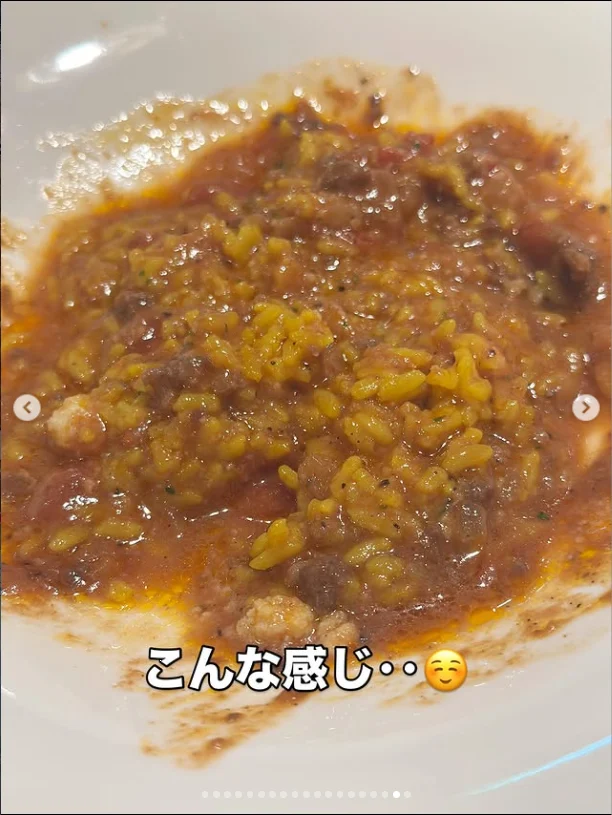 ランチの料理名と、ソースを残した皿 — ハルルの写真