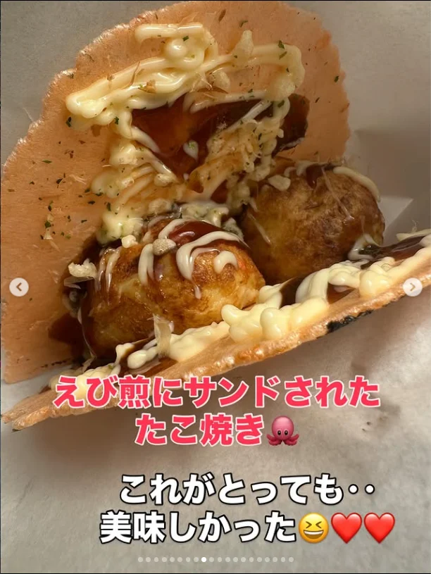 Hot snacks and meat sushi between the sweets — Haruru’s photograph