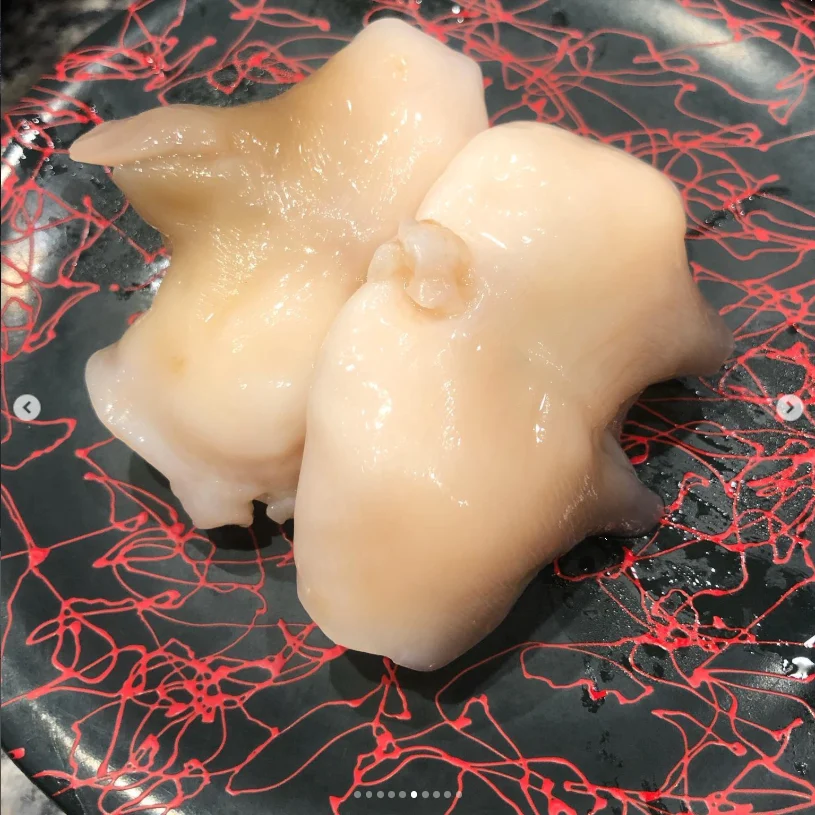 Shellfish, uni and more dishes she enjoyed — Haruru’s photograph