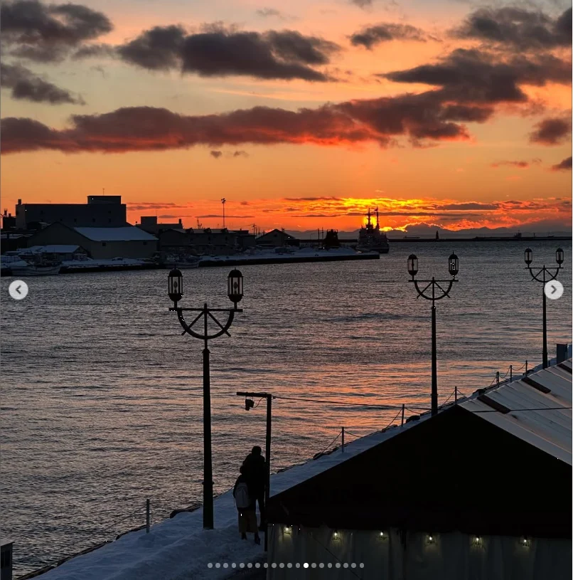Walking off lunch beside the Kushiro River — Haruru’s photograph