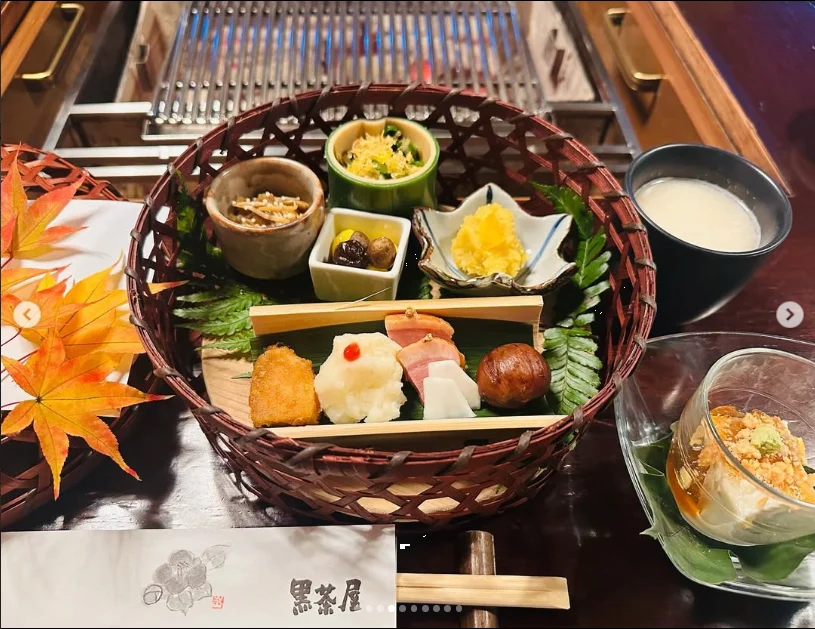 A lunch she enjoyed throughout — Haruru’s photograph