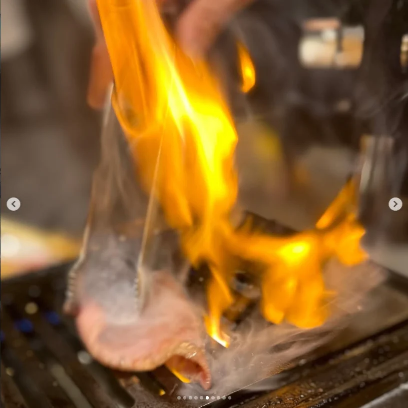 肉ケーキの演出と、一品ごとのソース — ハルルの写真