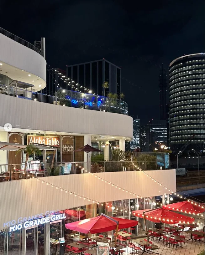 An evening on the terrace with a night view — Haruru’s photograph