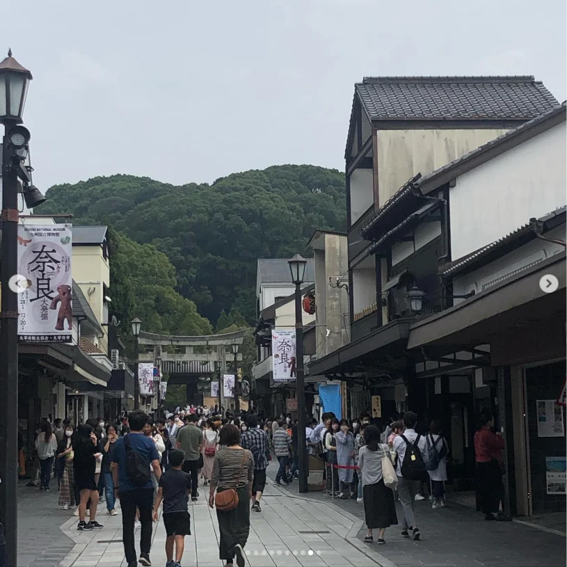時間の少ない太宰府で梅ヶ枝餅を買う — ハルルの写真