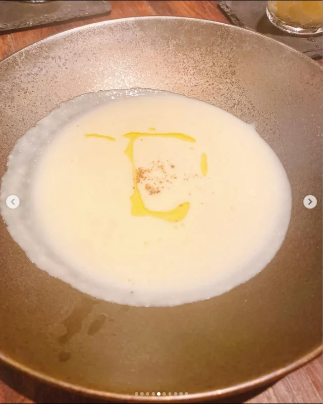 Enjoying each dish of the course — Haruru’s photograph