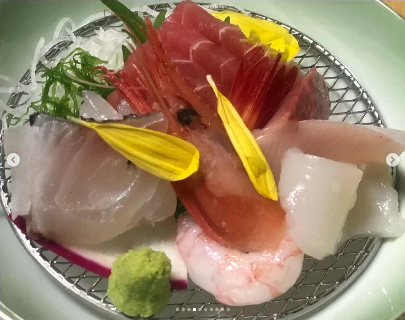A hotel meal with more than she could finish — Haruru’s photograph