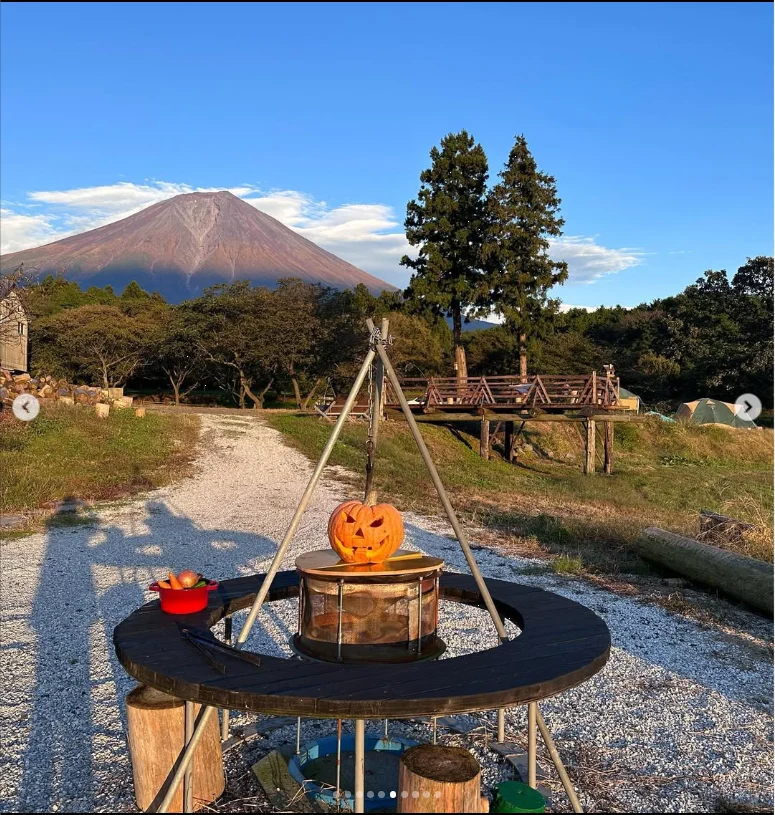 一人で設営できた充実感 — ハルルの写真