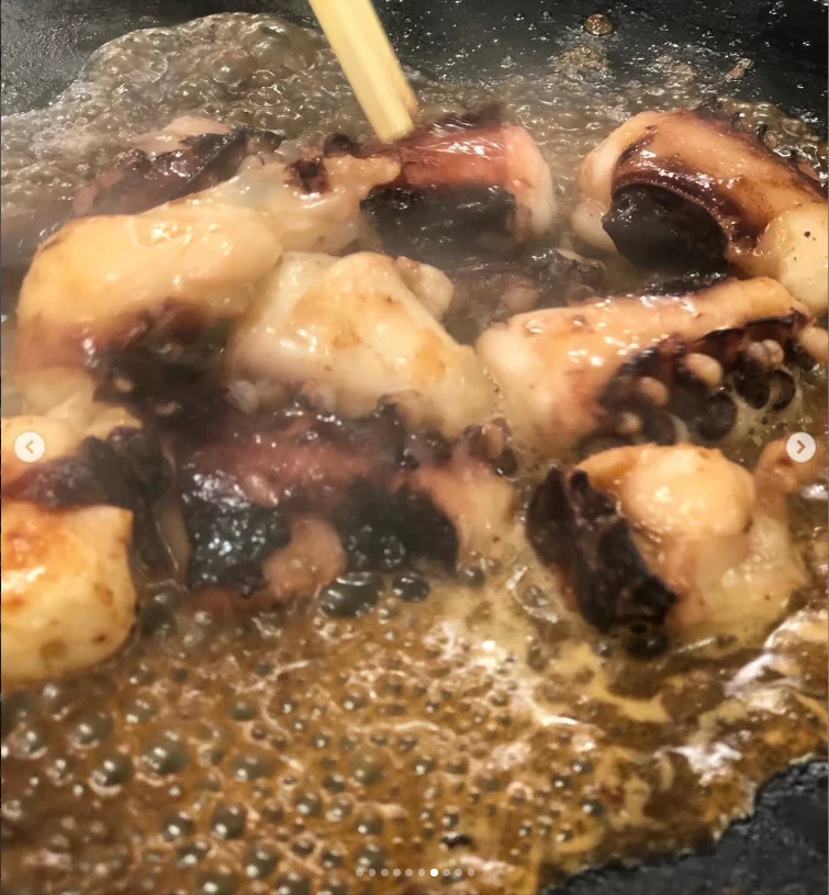 The squid starter that stood out — Haruru’s photograph