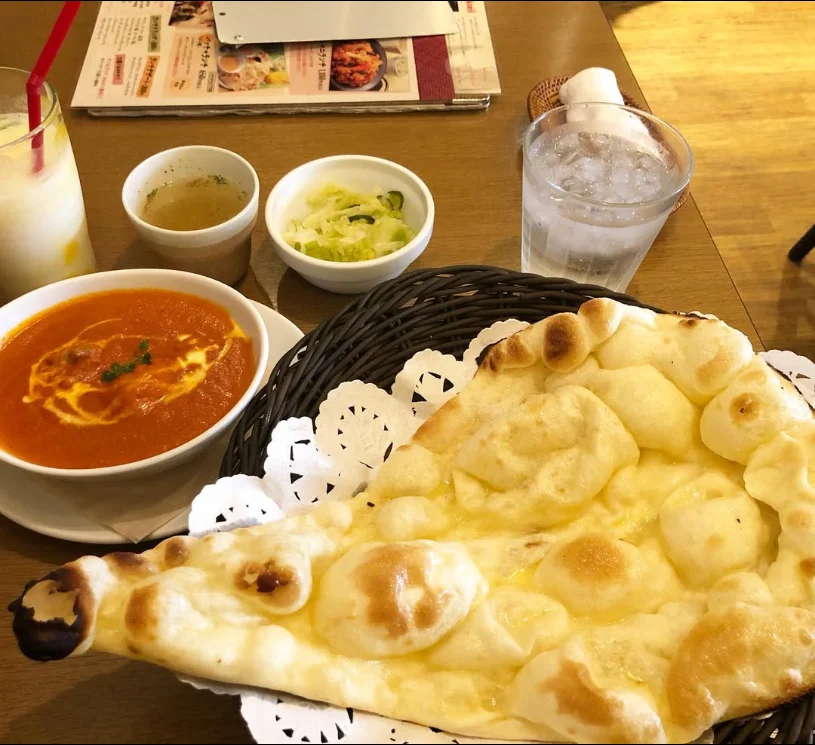 One large naan was enough — Haruru’s photograph