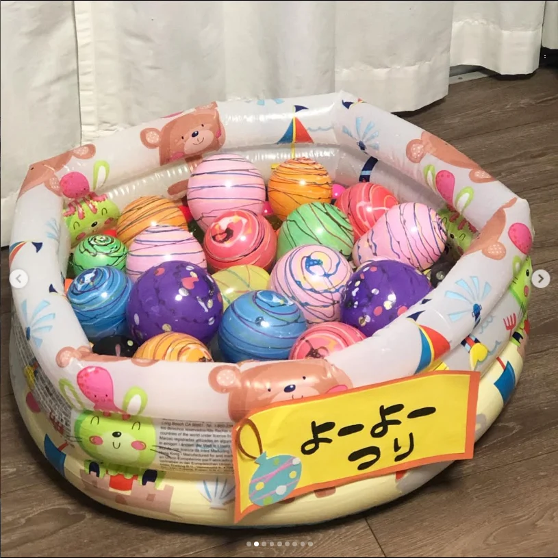 釣氣球，和抓糖果的小遊戲 — Haruru 的照片