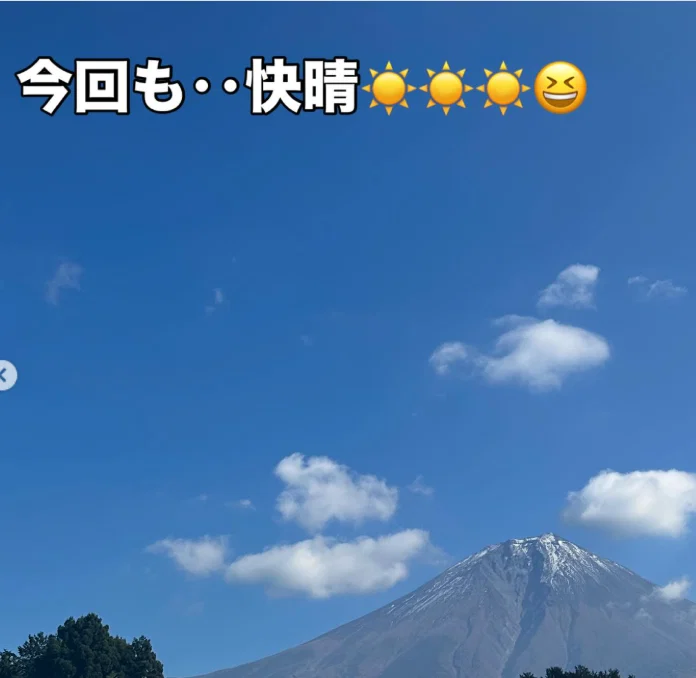 Warm days and a photographed view of Fuji — Haruru’s photograph