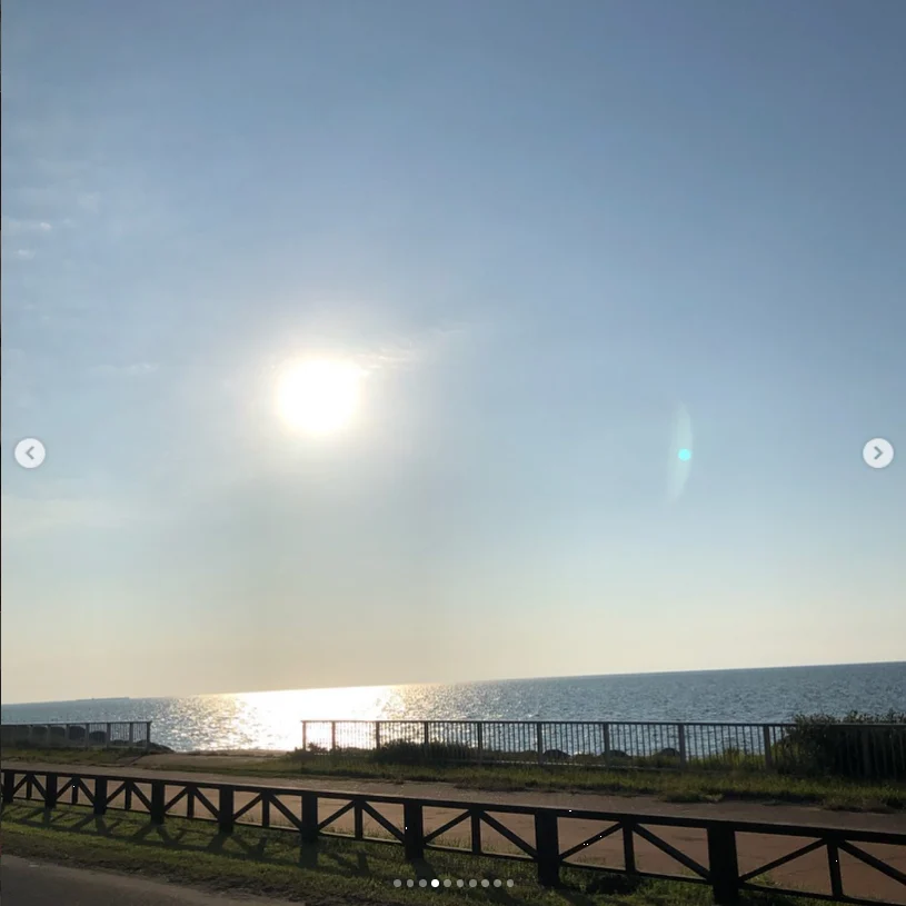 A seaside setting for sunset — Haruru’s photograph