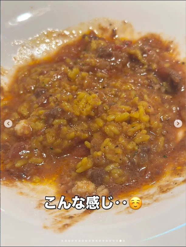 ランチの料理名と、ソースを残した皿 — ハルルの写真