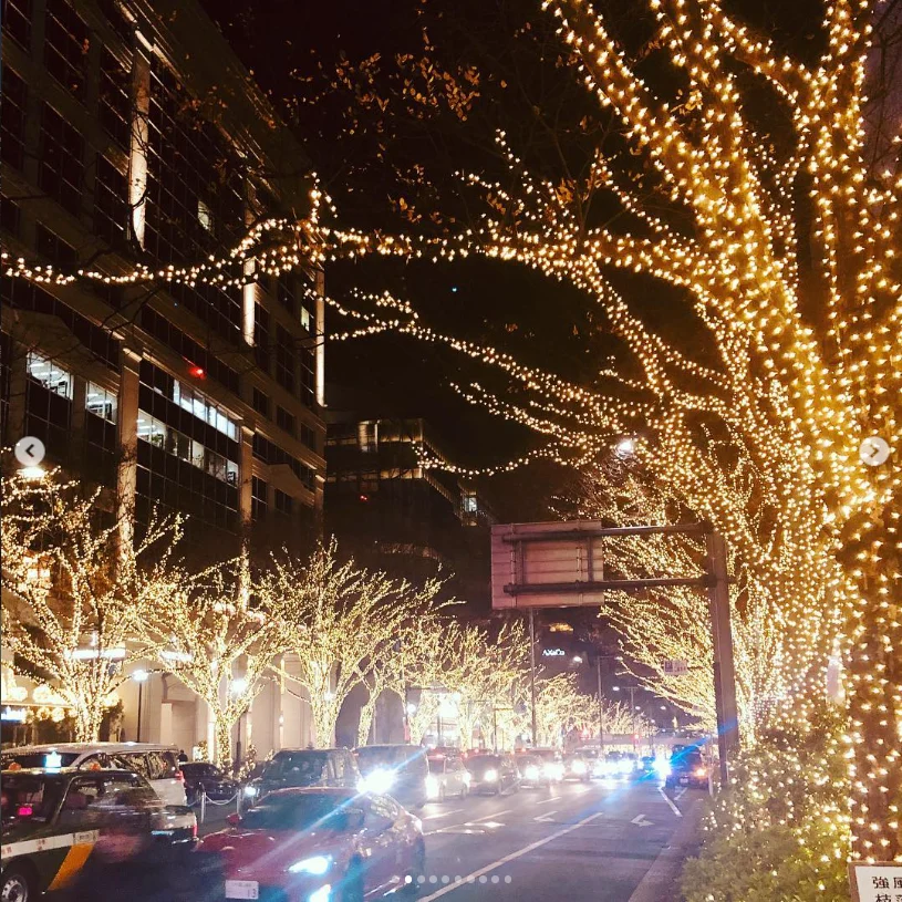 表参道的灯饰,和走往原宿的路 — Haruru 的照片