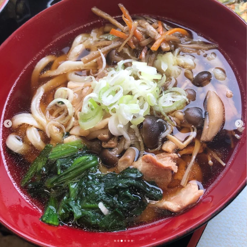 途中停一停，吃手打乌冬面 — Haruru 的照片