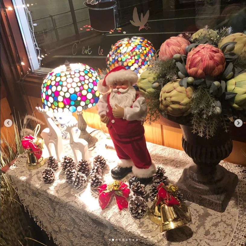 クリスマスムードも楽しめた食事 — ハルルの写真