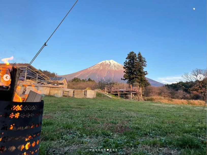 The year’s last camp under clear skies — Haruru’s photograph