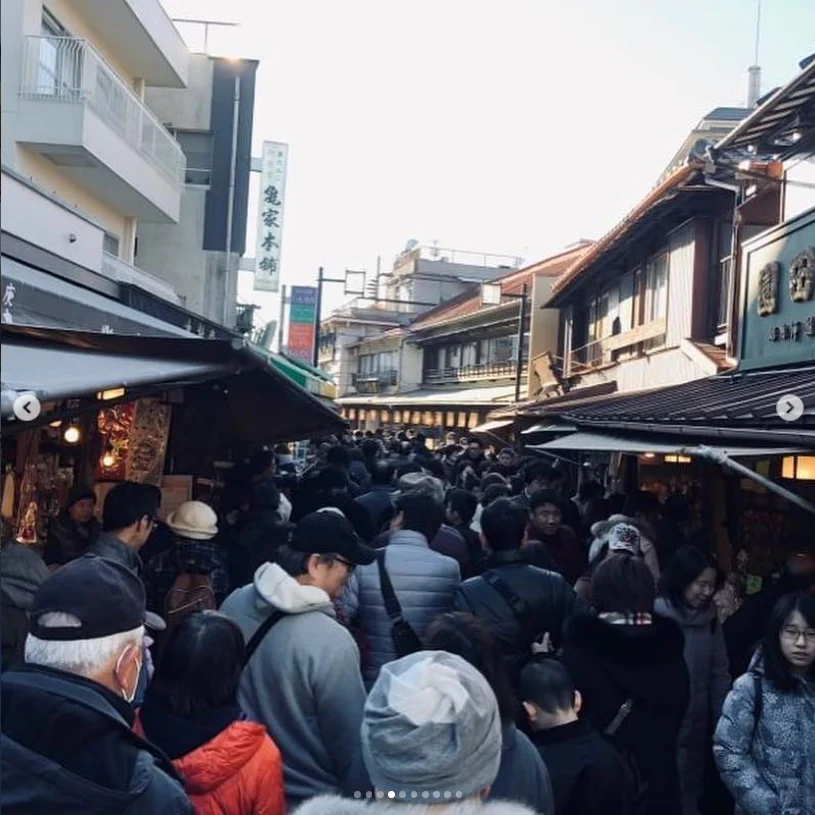 柴又帝釈天で初詣 — ハルルの写真