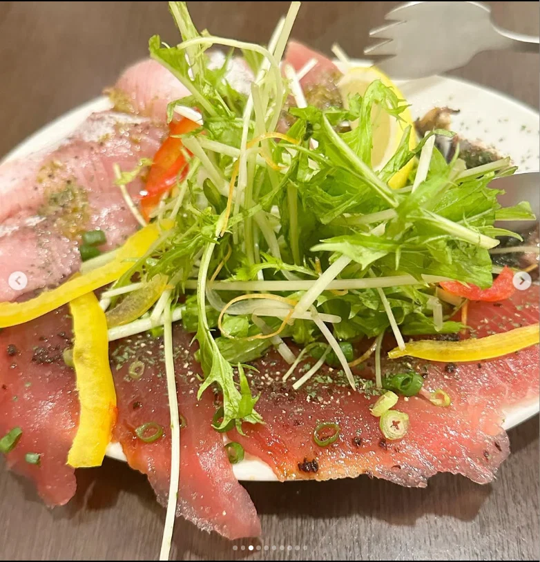 Fish dishes and anchovy edamame — Haruru’s photograph