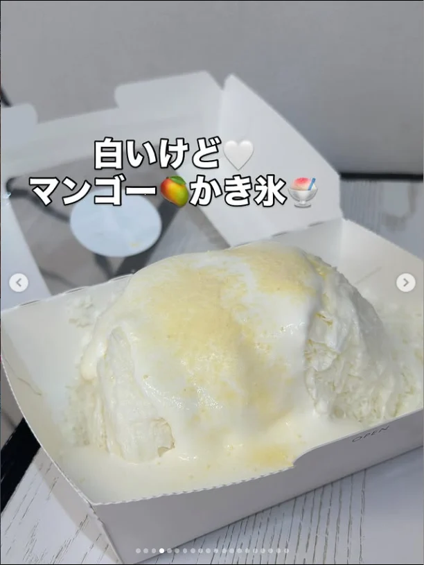 The first stop was shaved ice — Haruru’s photograph