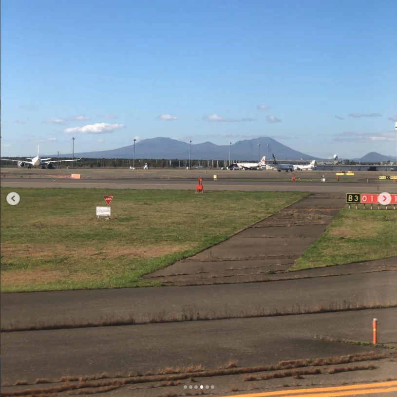 Sunshine at New Chitose and the next destination — Haruru’s photograph