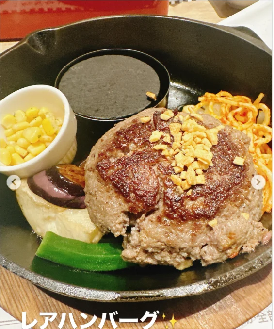 Hamburg steak for lunch — Haruru’s photograph