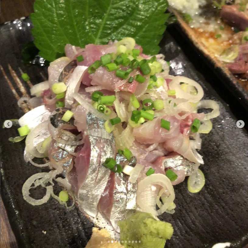Aji tataki and a refreshing mojito too — Haruru’s photograph