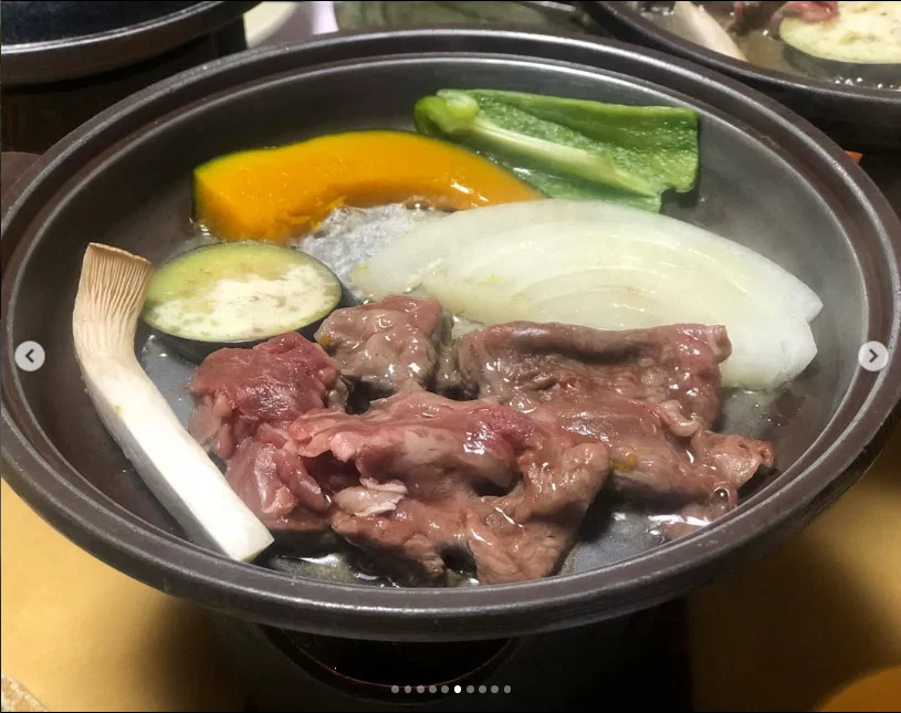 A hotel meal with more than she could finish — Haruru’s photograph