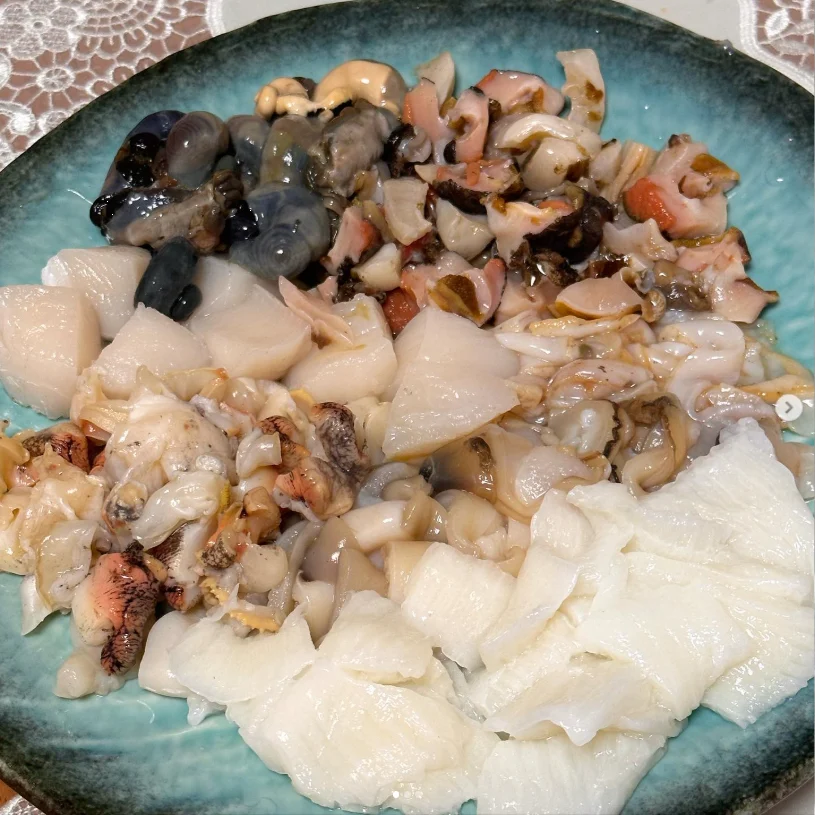 Several kinds of shellfish for the celebration — Haruru’s photograph