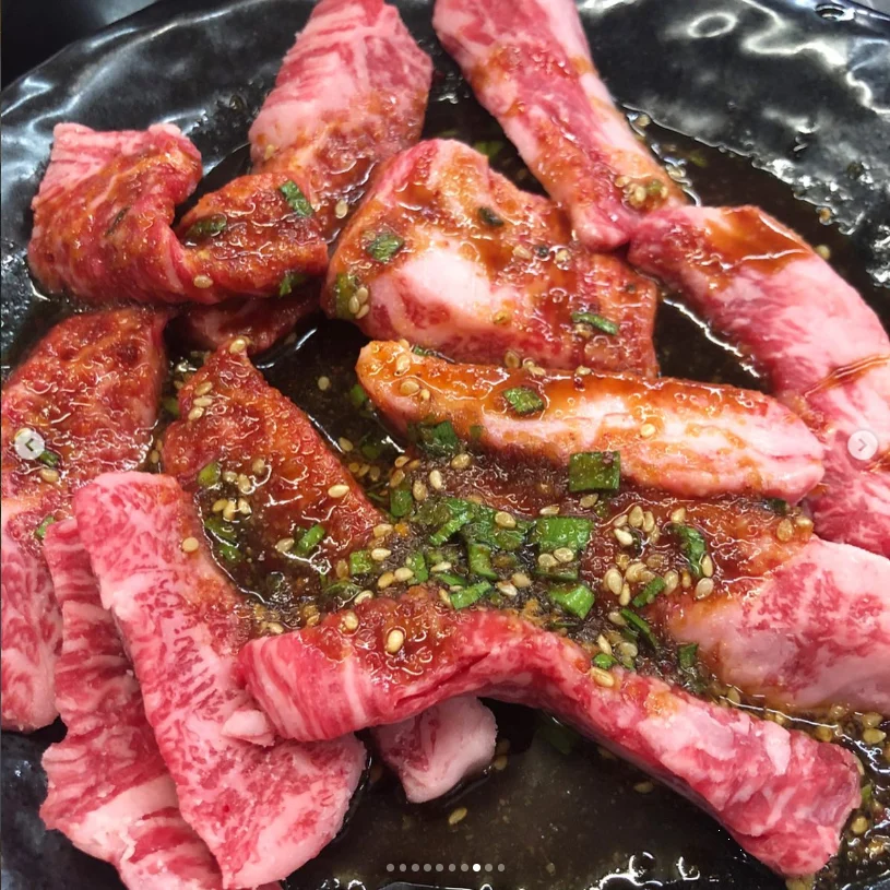 A satisfying lunch at her familiar yakiniku restaurant — Haruru’s photograph