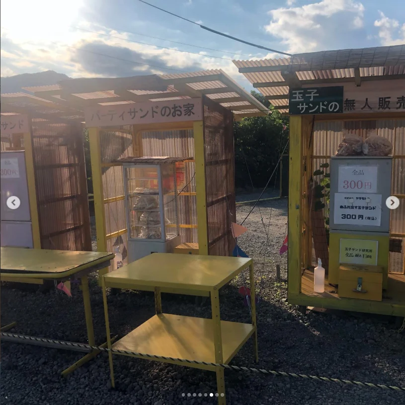 Egg sandwiches nearby — Haruru’s photograph