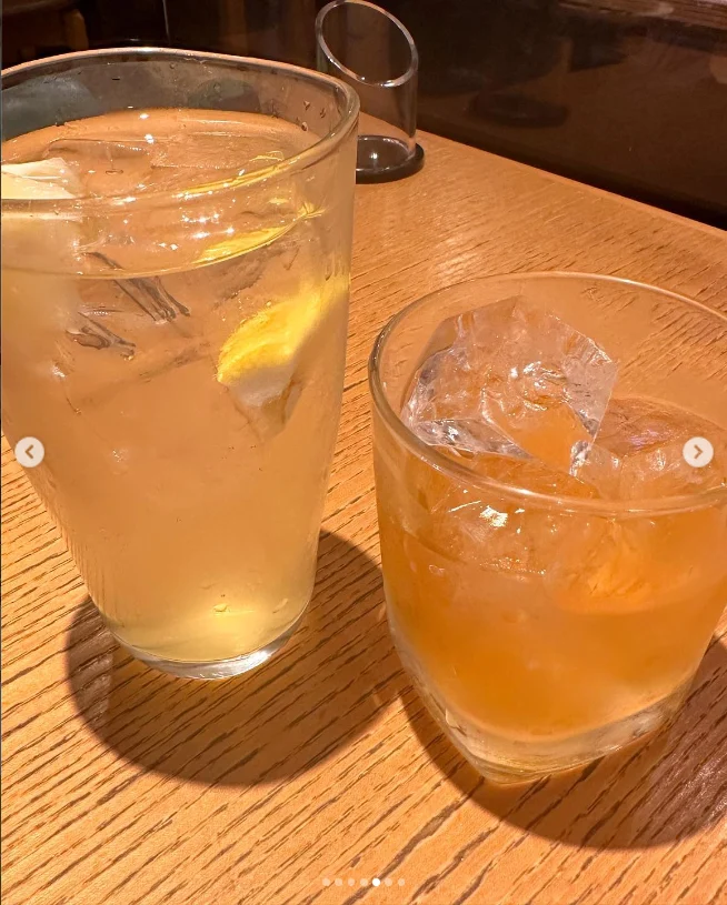 Drinks and something she hoped to try next time — Haruru’s photograph