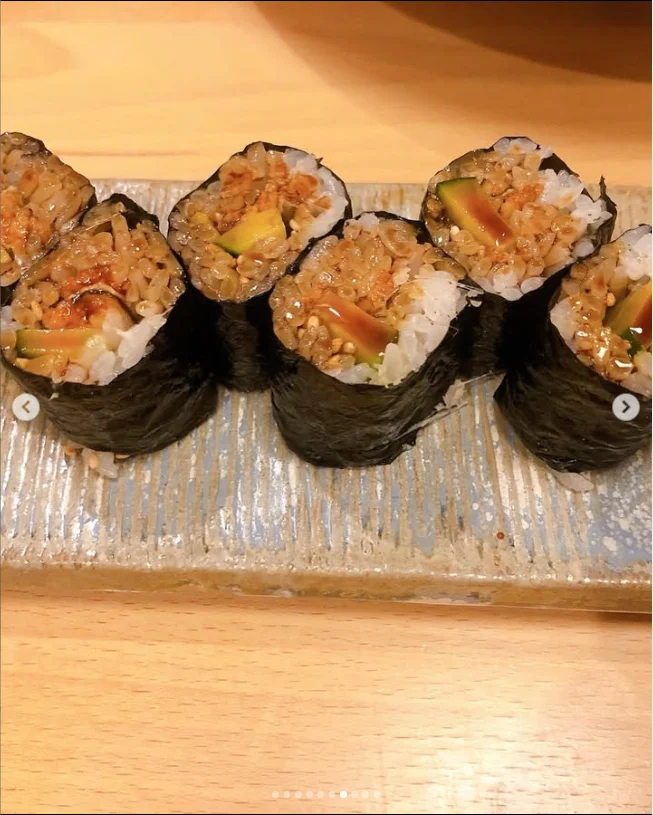A meal she enjoyed despite the price — Haruru’s photograph