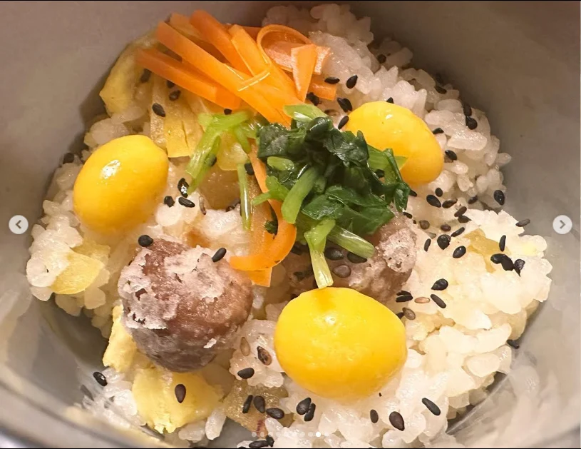 A lunch she enjoyed throughout — Haruru’s photograph