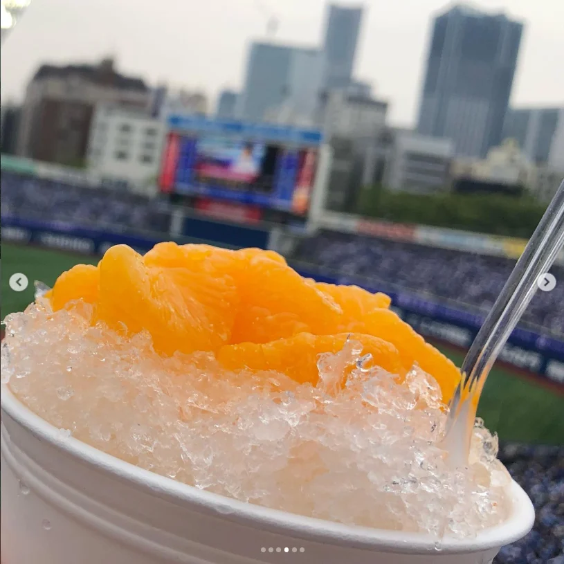 いつものみかん氷と、試合の後の楽しみ — ハルルの写真