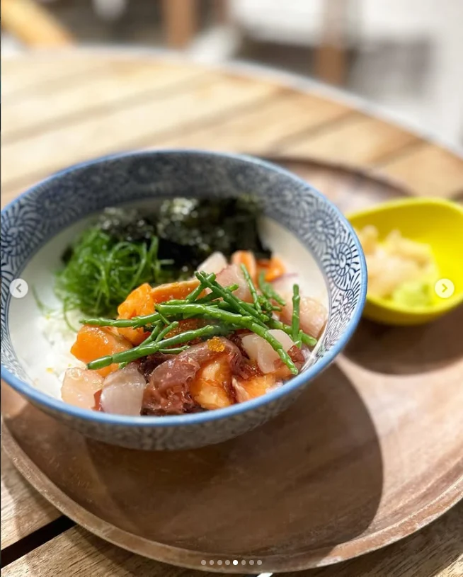 Poke rice, salad and pancakes for dessert — Haruru’s photograph