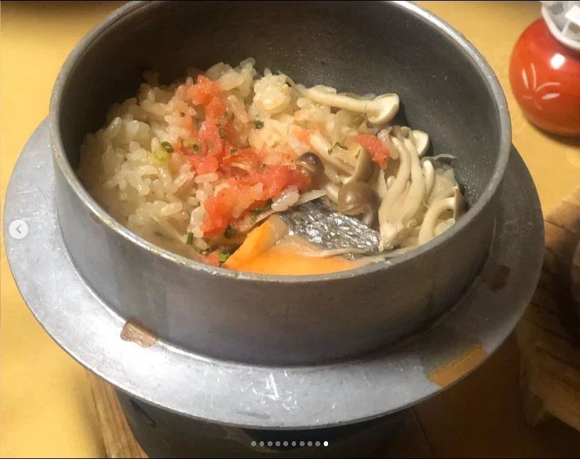 A hotel meal with more than she could finish — Haruru’s photograph