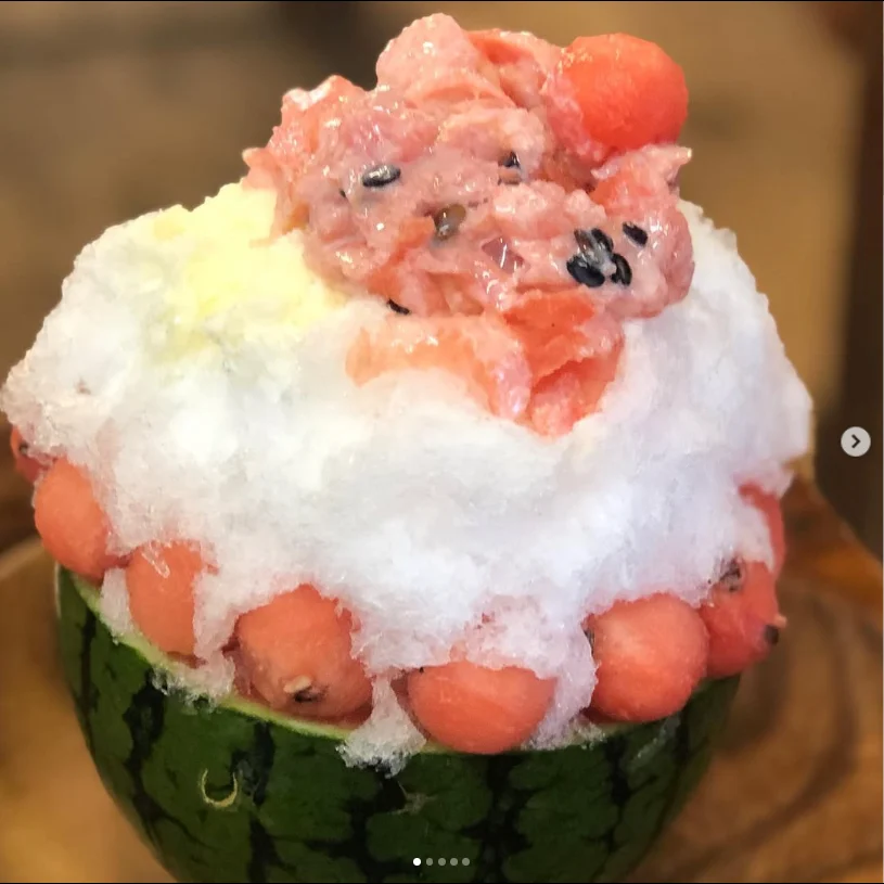 楽しみにしていたかき氷を、ようやく — ハルルの写真