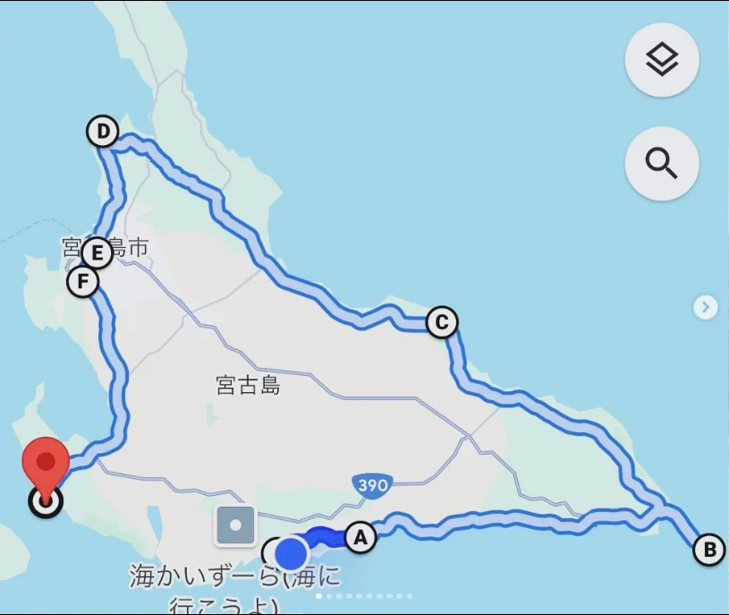 Sea views, island shopping and food along the drive — Haruru’s photograph