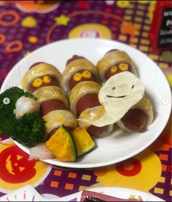 Halloween faces in the table photographs — Haruru’s photograph